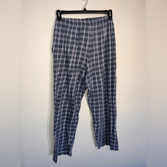 Hanes Mens Plaid Pocketed PJ Pants Large - Picture 5 of 5